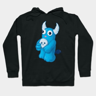 Creepy Cute Blue Demon Hoodie